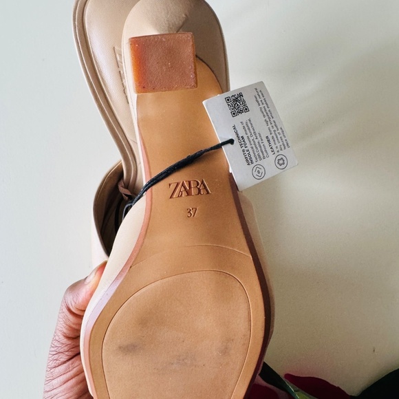 Zara nude beige mule - Picture 4 of 4